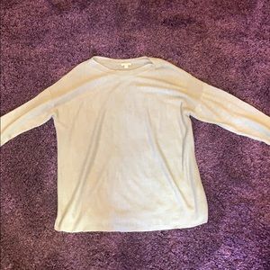 JJill Grey Linen Sweater